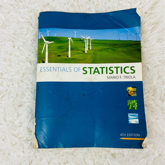 ESSENTIALS OF STATISTICS Mario F. Triola 4th edition collage book - Picture 1 of 9